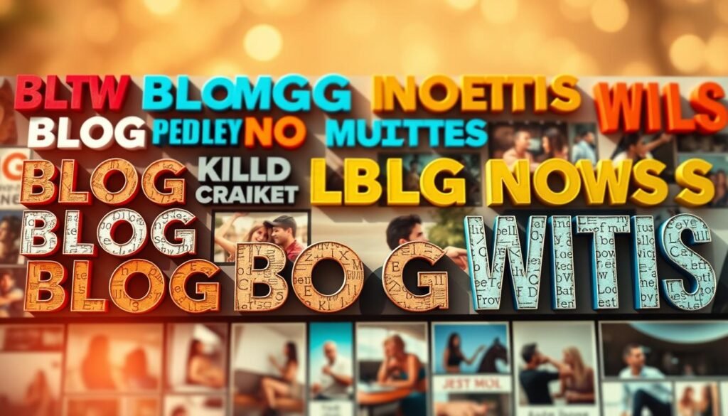 A captivating collage of attention-grabbing blog post titles, each one a vibrant, textured typography masterpiece. The foreground features a dynamic arrangement of bold, alluring headlines in a range of fonts and styles, hinting at the power of compelling copy to drive viral engagement. The middle ground showcases a diverse collection of thumbnail-sized blog post images, reflecting the visual appeal that complements impactful titles. In the background, a soft, ethereal blur of soothing colors and subtle patterns creates a sense of depth and visual interest. Warm, natural lighting casts a subtle glow across the composition, evoking a mood of inspiration and creativity.