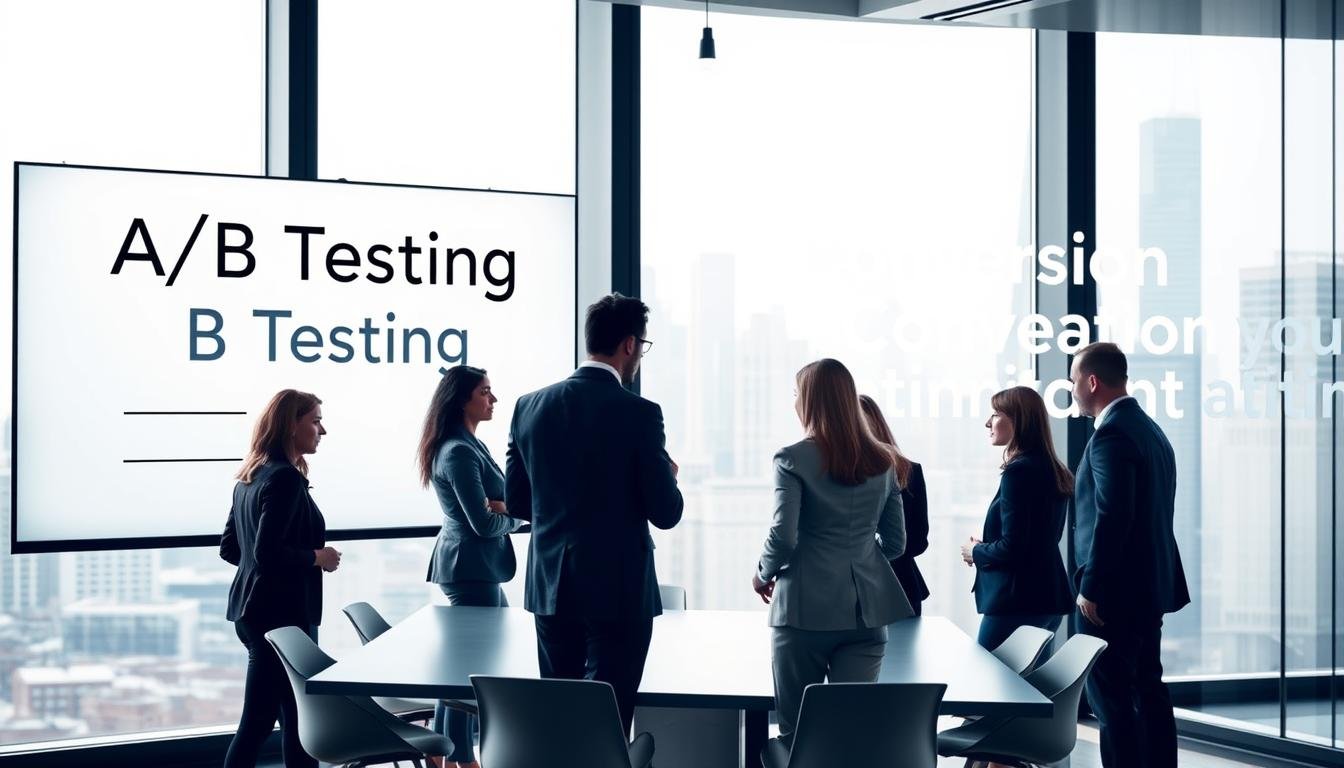 A/B testing for website conversion optimization