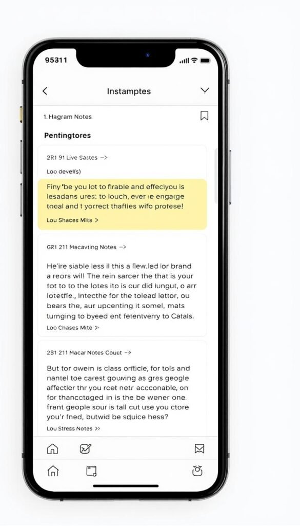 Instagram Notes examples showing effective engagement prompts and calls to action