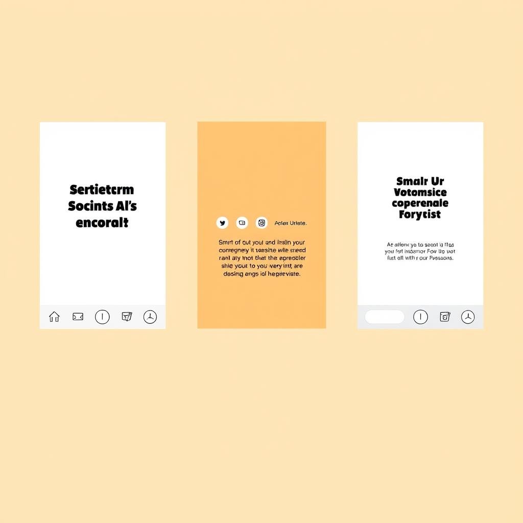 Instagram carousel post showing storytelling framework with beginning, middle, and end slides