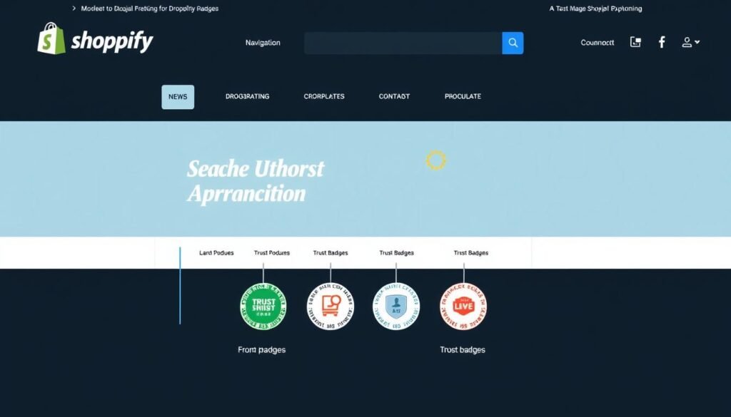 Professional Shopify dropshipping store homepage design elements