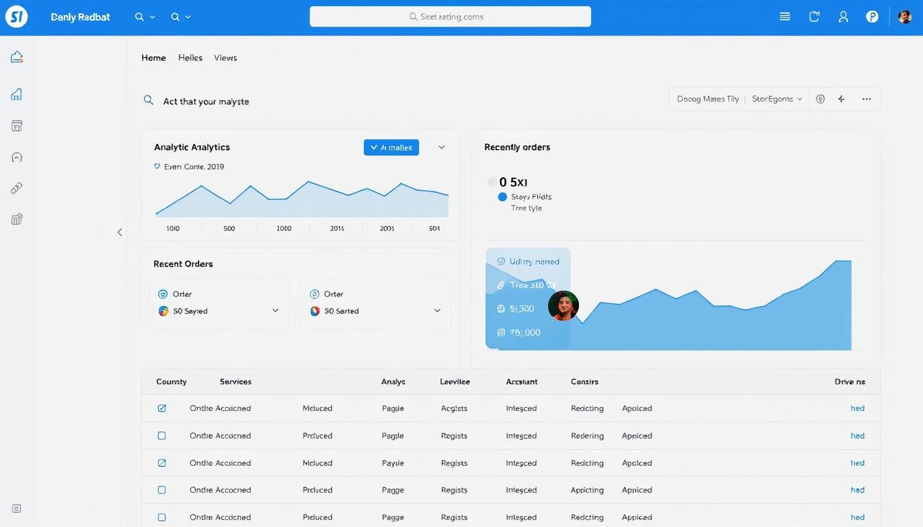 Shopify dashboard interface showing analytics and store management options