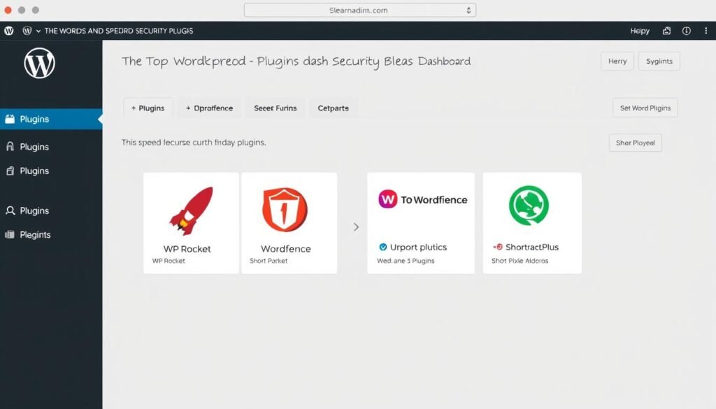 Top WordPress speed optimization 2025 plugins dashboard showing configuration settings